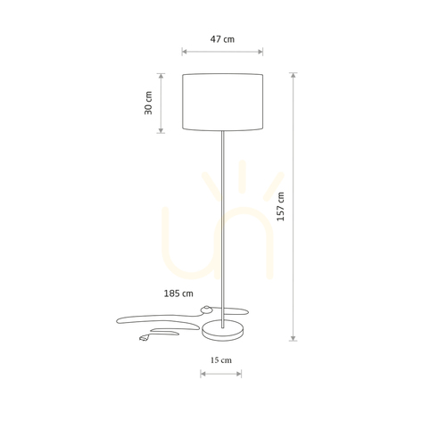 Check HOTEL MOOD Floor Lamp 11790 Nowodvorski
