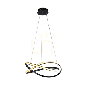 Italux Rumio LED Pendant Light Black 50 cm PND-23917-BK small 0