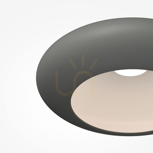 Maytoni Aros MOD507CL-L12GRK grey LED ceiling light 12 W 40 cm small 3