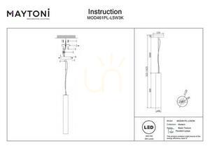 BASIC TEXTURE pendant lamp MOD461PL-L5W3K Maytoni 6 BASIC TEXTURE pendant lamp MOD461PL-L5W3K Maytoni small 6