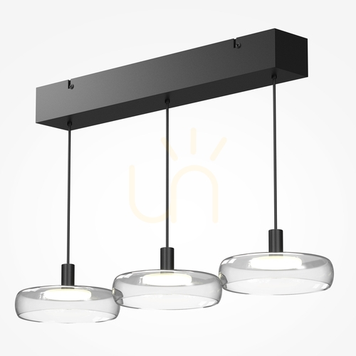 Check Maytoni Float LED pendant light MOD498PL-L25BK black, 25 W, 3000 K