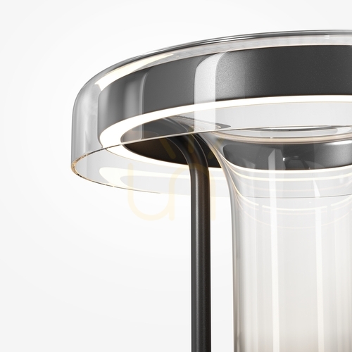 Check Floor Lamp Maytoni Ikebana Black Smoky Glass LED MOD463FL-L24B3K