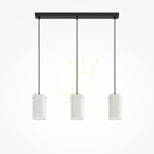 Maytoni Maris pendant light MOD499PL-03B, black, 3×E14 small 6