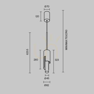 MARIS pendant lamp MOD499PL-L6GK Maytoni 7 MARIS pendant lamp MOD499PL-L6GK Maytoni small 7