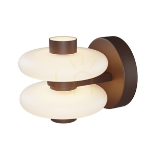 Maytoni Nuvem MOD497WL-L8BRK LED wall light, brown, 8 W, 3000 K small 2