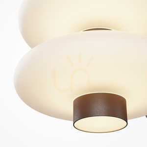 Maytoni Nuvem MOD497WL-L8BRK LED wall light, brown, 8 W, 3000 K small 3