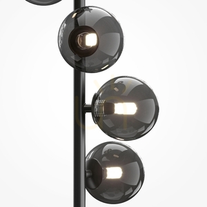Maytoni Dallas MOD545FL-06B black floor lamp, 6×G9, 150 cm small 2