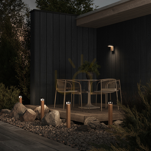 Check NORDIS O140WL-L2BK IP65 solar lamp Maytoni
