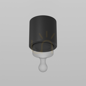 Maytoni Holity CA050-CCS-B black surface-mounted ceiling base small 4