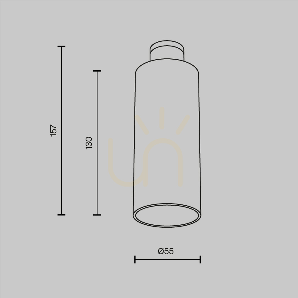 Display FOCUS LED ceiling lamp C151CL-13W3K-B Maytoni FOCUS LED ceiling lamp C151CL-13W3K-B Maytoni