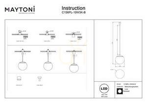 LUNA ceiling lamp C156PL-10W3K-B Maytoni 8 LUNA ceiling lamp C156PL-10W3K-B Maytoni small 8