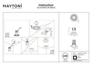 DIP recessed luminaire DL119-10W-2.7K-TRS-W Maytoni 6 DIP recessed luminaire DL119-10W-2.7K-TRS-W Maytoni small 6