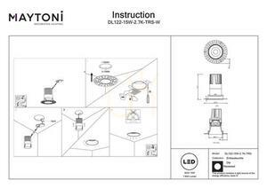 DIP recessed luminaire DL122-15W-2.7K-TRS-W Maytoni 6 DIP recessed luminaire DL122-15W-2.7K-TRS-W Maytoni small 6