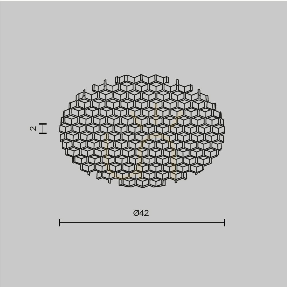 Show Accessory for HoneyComb001-D41.5 built-in lamp Maytoni Maytoni Accessory for HoneyComb001-D41.5 built-in lamp Maytoni Maytoni
