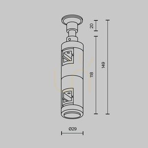 Path lighting accessories TRA155CW-D1-B Maytoni Maytoni 4 Path lighting accessories TRA155CW-D1-B Maytoni Maytoni small 4