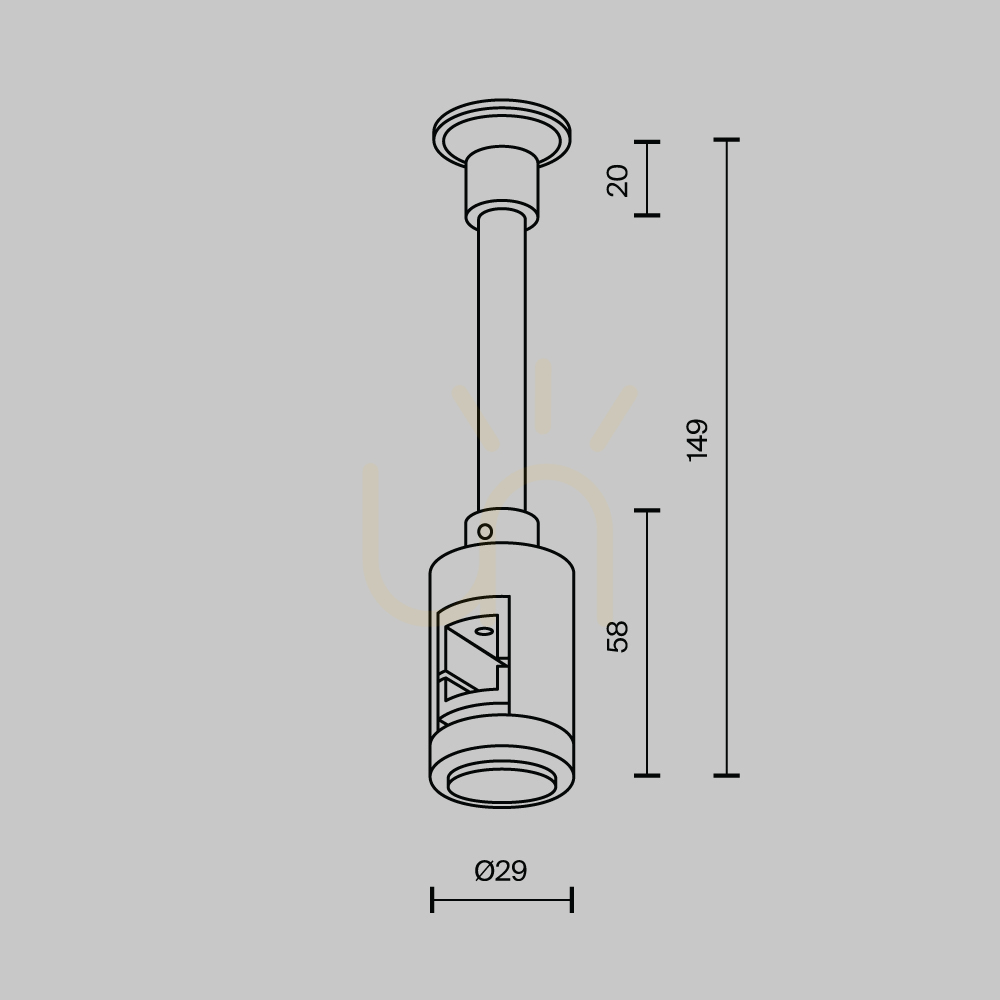 Show Path lighting accessories TRA155CW-SL1-B Maytoni Maytoni Path lighting accessories TRA155CW-SL1-B Maytoni Maytoni