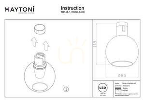 BUBBLE rail lamp TR148-1-3W3K-B-DE Maytoni 8 BUBBLE rail lamp TR148-1-3W3K-B-DE Maytoni small 8