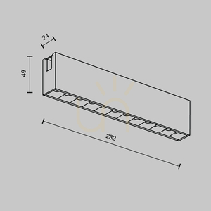 POINTS rail lamp TR150-1-12W3K-M-B-DE Maytoni 9 POINTS rail lamp TR150-1-12W3K-M-B-DE Maytoni small 9