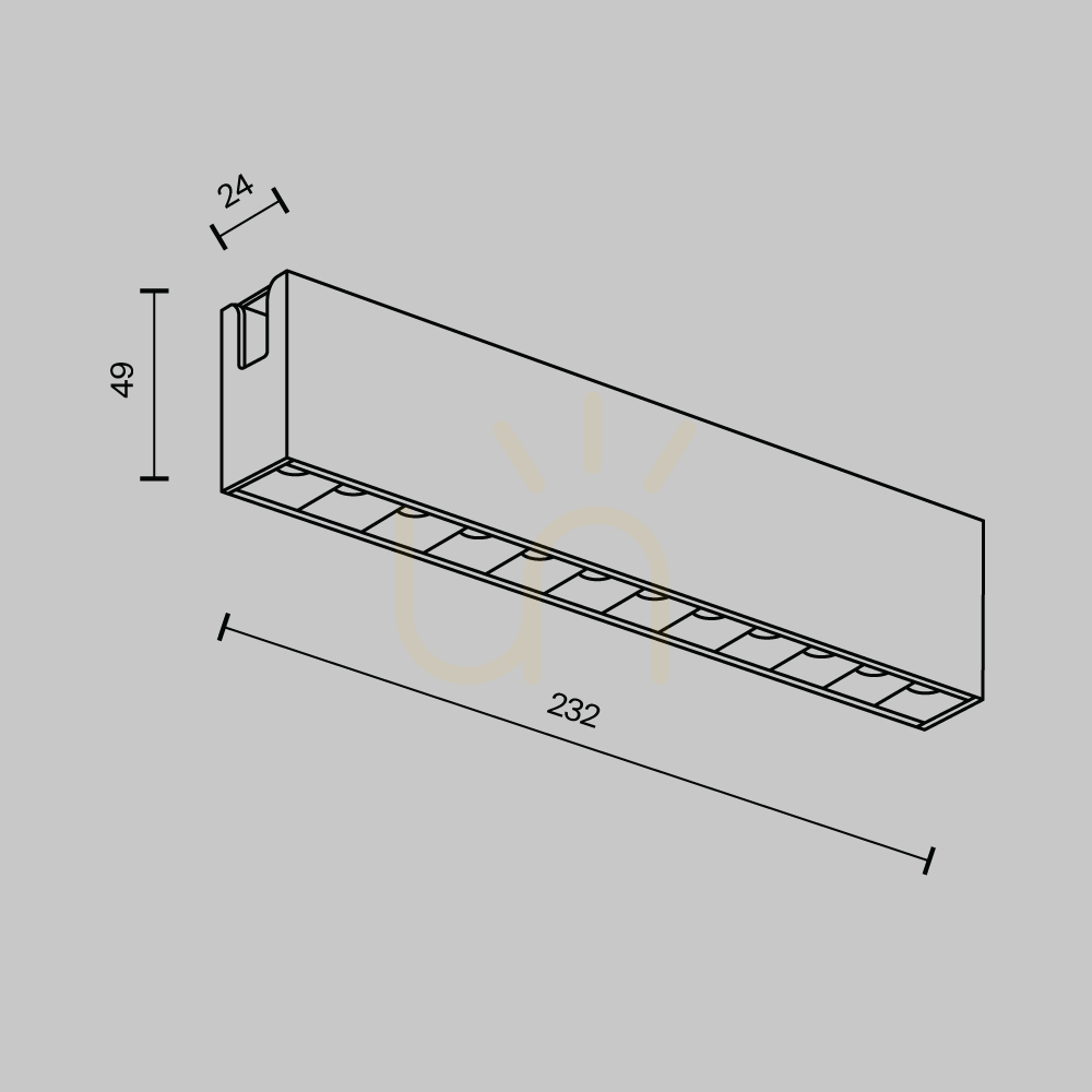 Show POINTS rail lamp TR150-1-12W3K-M-B-DE Maytoni POINTS rail lamp TR150-1-12W3K-M-B-DE Maytoni