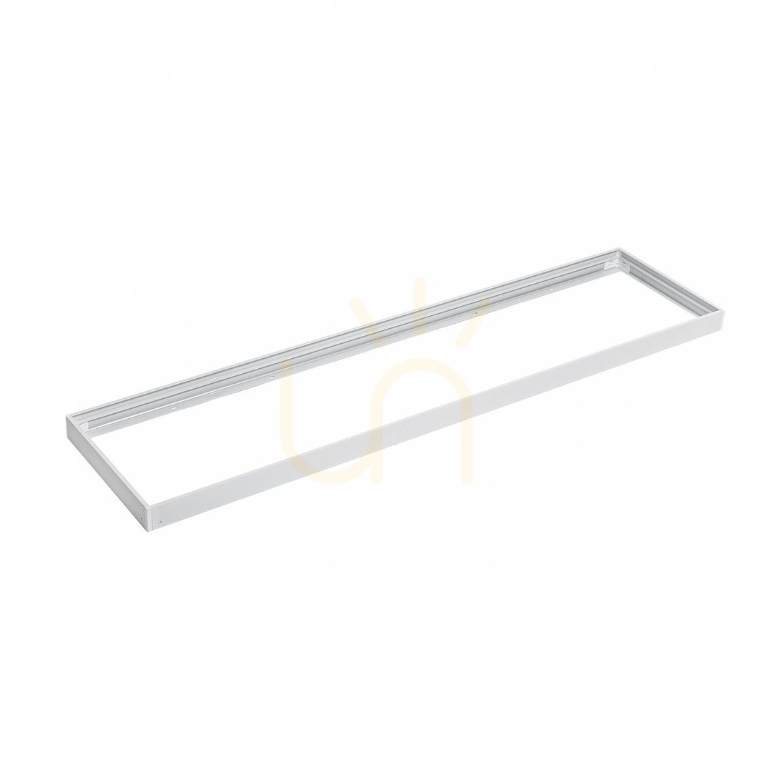 Accessory Frame for Surface Mounting of Algine Slim / Backlight Luminaires 300x1200x65mm White Folding.