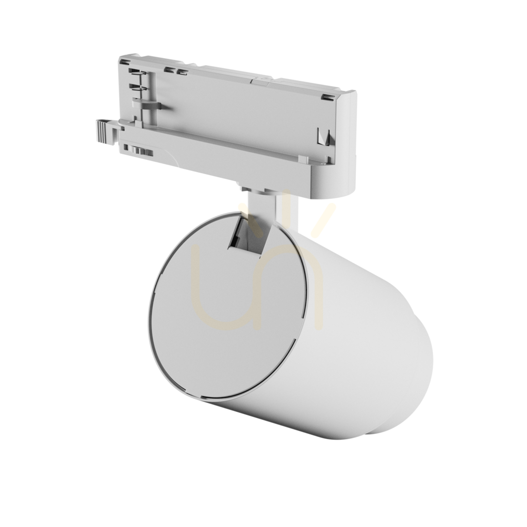 Display PAVA POINT Busbar Spotlight For Busbar 3 F 6 20W 230V WW 8 45 St IP20 Ra90 82 X160 X222mm White 5 Years Warranty. PAVA POINT Busbar Spotlight For Busbar 3 F 6 20W 230V WW 8 45 St IP20 Ra90 82 X160 X222mm White 5 Years Warranty.