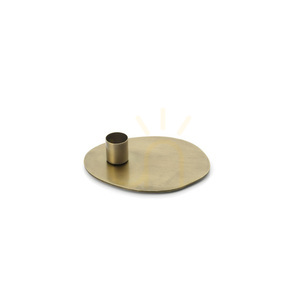 Gold Glowpad Candle Holder S small 4
