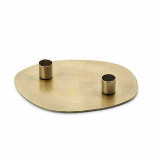 BAZAR BIZAR The Glowpad Gold Candle Holder M 20 × 15 × 3 cm small 0