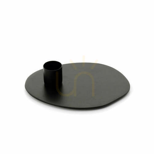 Check Black Candle Holder S