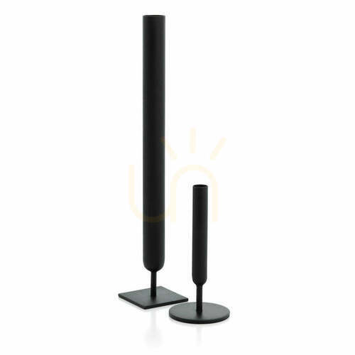Check Black Slim Vase 22 cm M