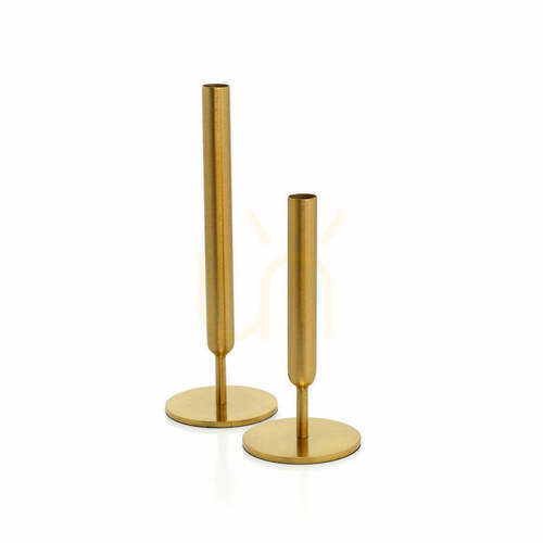 Check Gold Slim Vase 22 cm