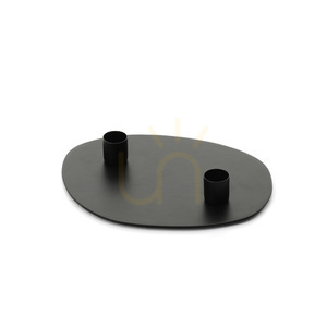 BAZAR BIZAR Glowpad Candle Holder Black M 20 × 15 × 3 cm 3 BAZAR BIZAR Glowpad Candle Holder Black M 20 × 15 × 3 cm small 3