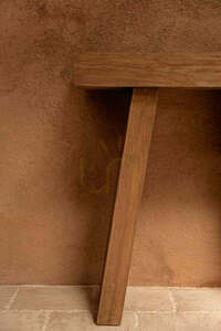 Bazar Bizar The Stance teak console table, natural, 86 cm small 15