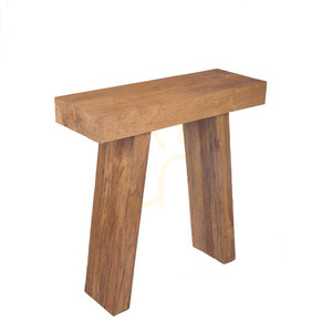 Bazar Bizar The Stance teak console table, natural, 86 cm small 11