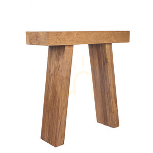 Bazar Bizar The Stance teak console table, natural, 86 cm small 12
