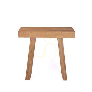 Bazar Bizar The Stance teak console table, natural, 86 cm small 14