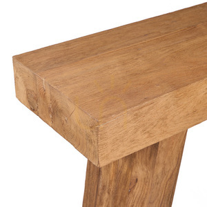 Bazar Bizar The Stance teak console table, natural, 86 cm small 5