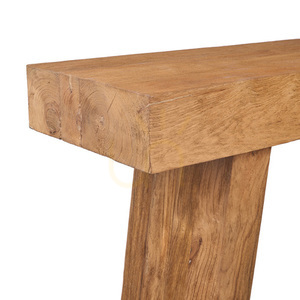 Bazar Bizar The Stance teak console table, natural, 86 cm small 6