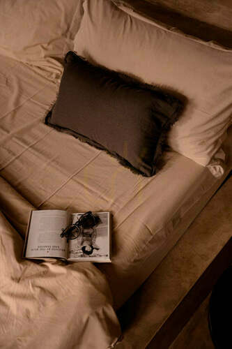Check Cushion Cover Grey 30x50 cm