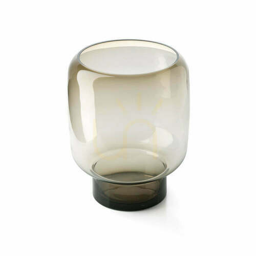 Check Brown Cube Vase Large 30 cm