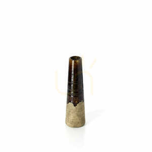 BAZAR BIZAR Amber Cone Vase Brown Beige S 39.5 cm small 1