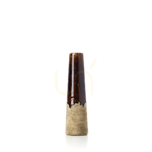 BAZAR BIZAR Amber Cone Vase Brown Beige S 39.5 cm small 3
