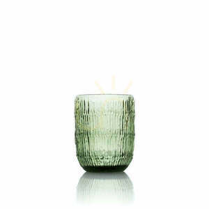 Green Ripple Water Glass 10 cm small 0