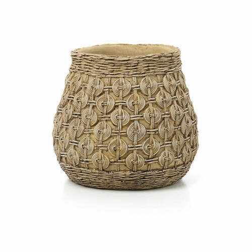 Check Concrete Knot Planter XL Handmade Planter Pot 28.3 cm x 25 cm