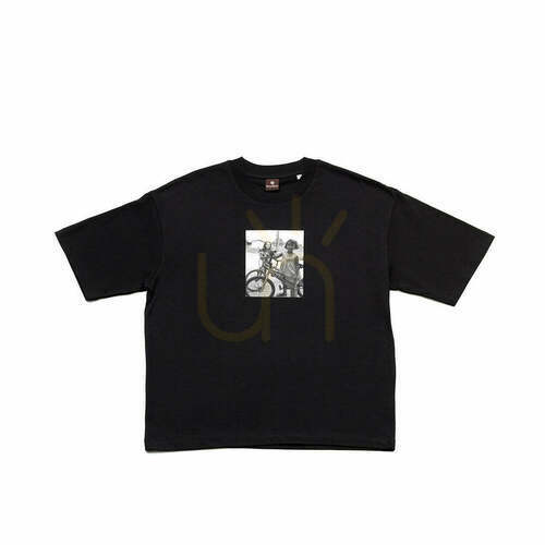 Check T-shirt Black S