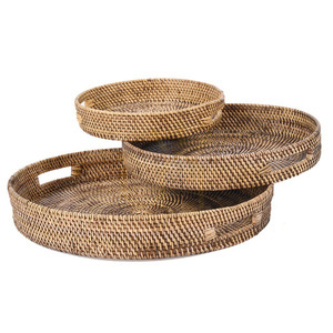 Carry-All Tray Natural Brown M small 5