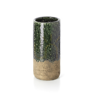 Concrete Green Cylinder Vase BAZAR BIZAR L small 6