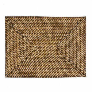 Rectangular Placemat Colonial Collection Natural Brown 30x40 cm small 1