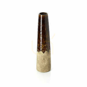 Cone Vase Concrete Brown Large 58.5 cm small 1