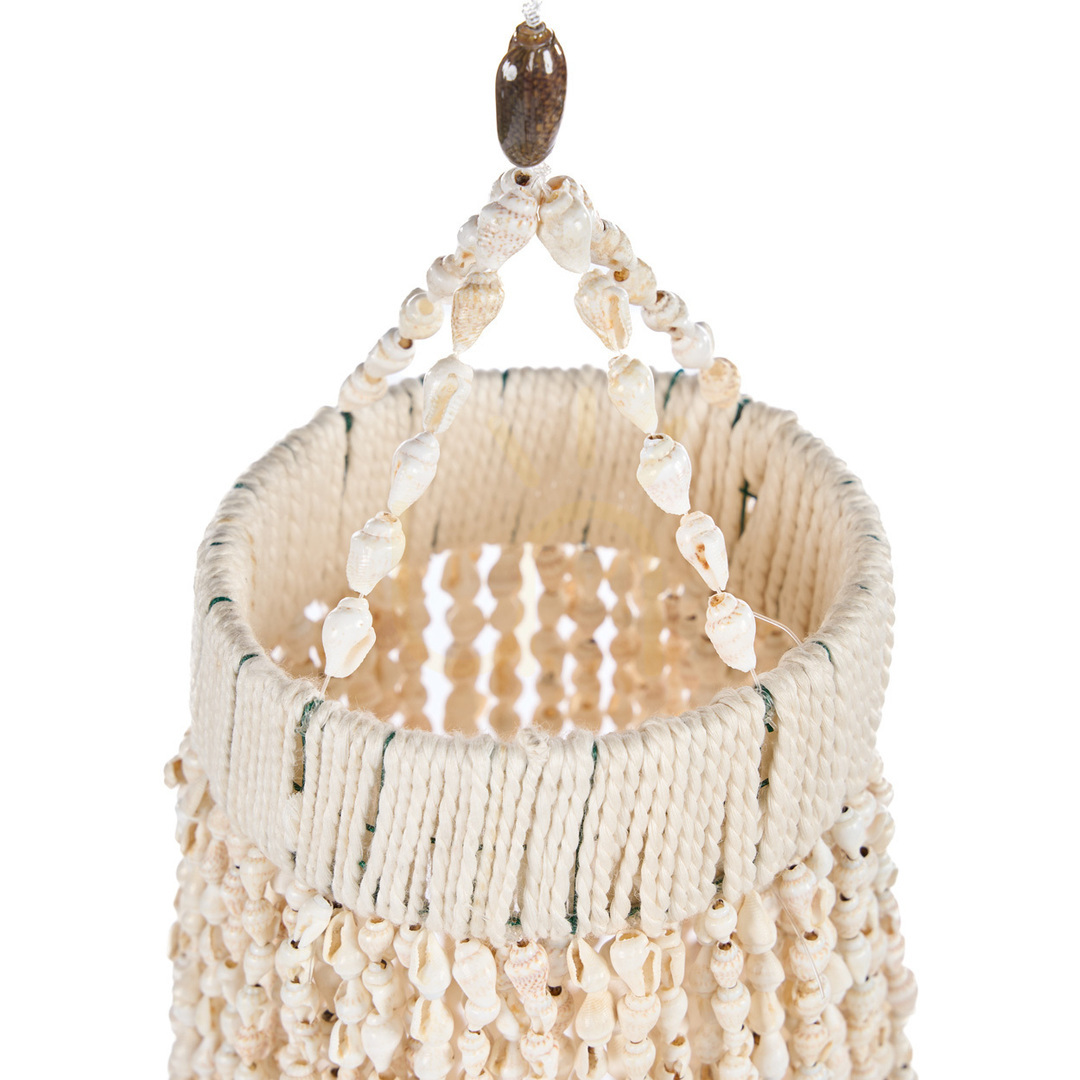 Shell Chandelier Natural Handmade 80 cm 40x40 cm | Lunares Store