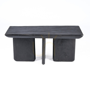 Coffee Table Obsidian Black 100x50x45 cm small 10